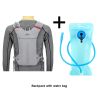 Grey Backpack with Water Bag